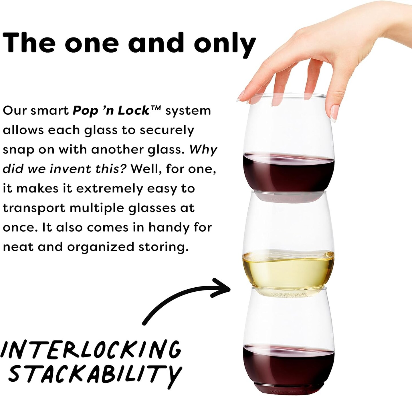 14oz Vino SET OF 12, Recyclable, Unbreakable & Crystal Clear Plastic Wine Glasses
