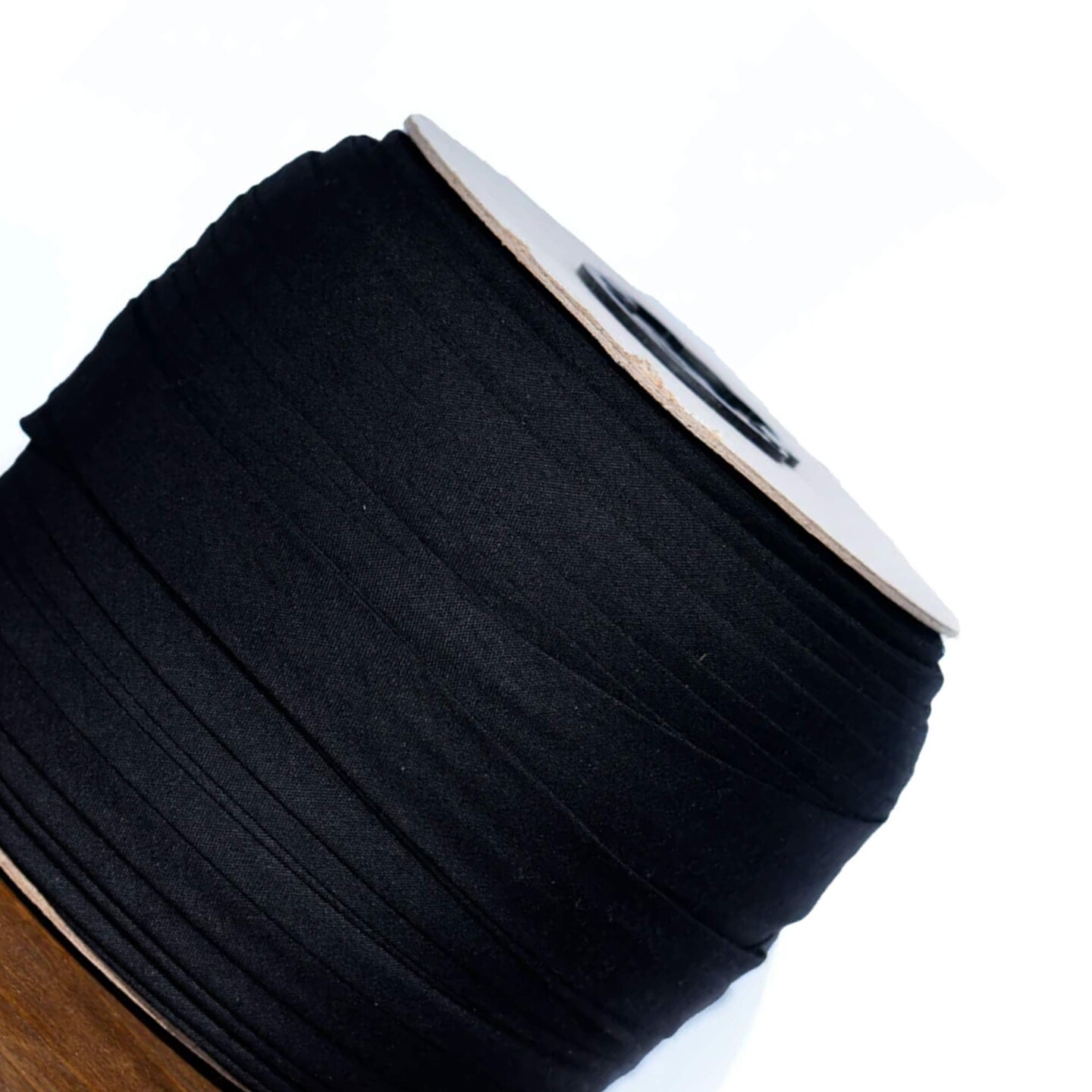 5 Yards Black Satin Double Folded Bias Tape Smooth 1/2&#x22; Trim for Sewing &#x26; Crafts