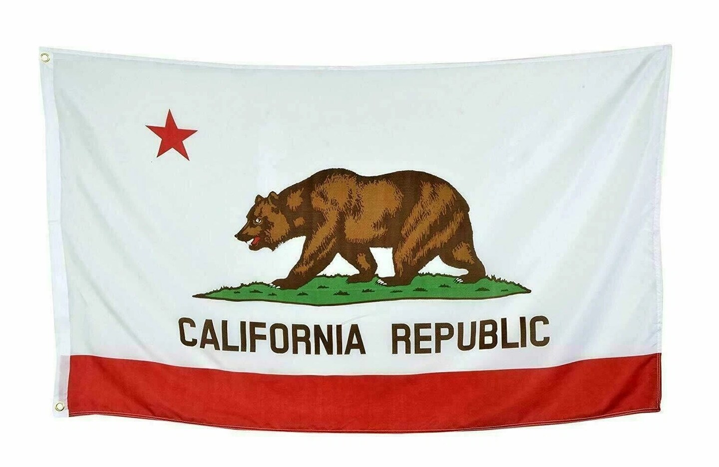 California Flag 3x5FT CA State Republic Bear Big Outdoor Garage Wall Decor