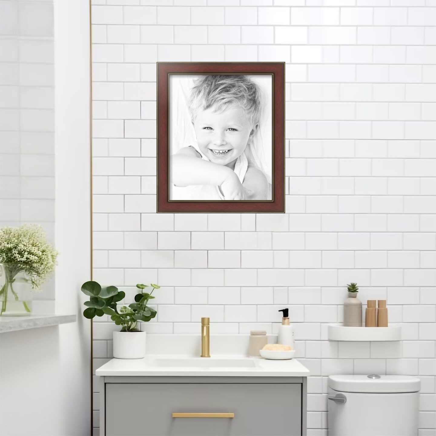 ArtToFrames 14x17 Inch Picture Frame, This 1.75 Inch Custom Wood Poster Frame is Available in Multiple Colors, Great for Your Art or Photos - Comes with Regular Glass and Corrugated Backing (A68KC)