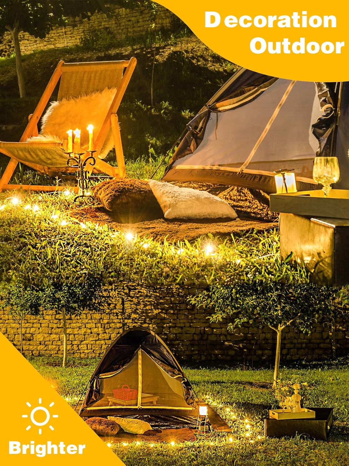 4 Pack 80FT 240 LED Battery Operated Fairy Lights with Timer – Waterproof Twinkle String Lights for Bedroom, Centerpiece, Christmas & Outdoor Décor (Warm White)