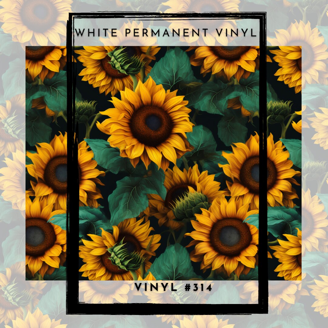 #314 Fancy Floral 12x12 Pattern Vinyl