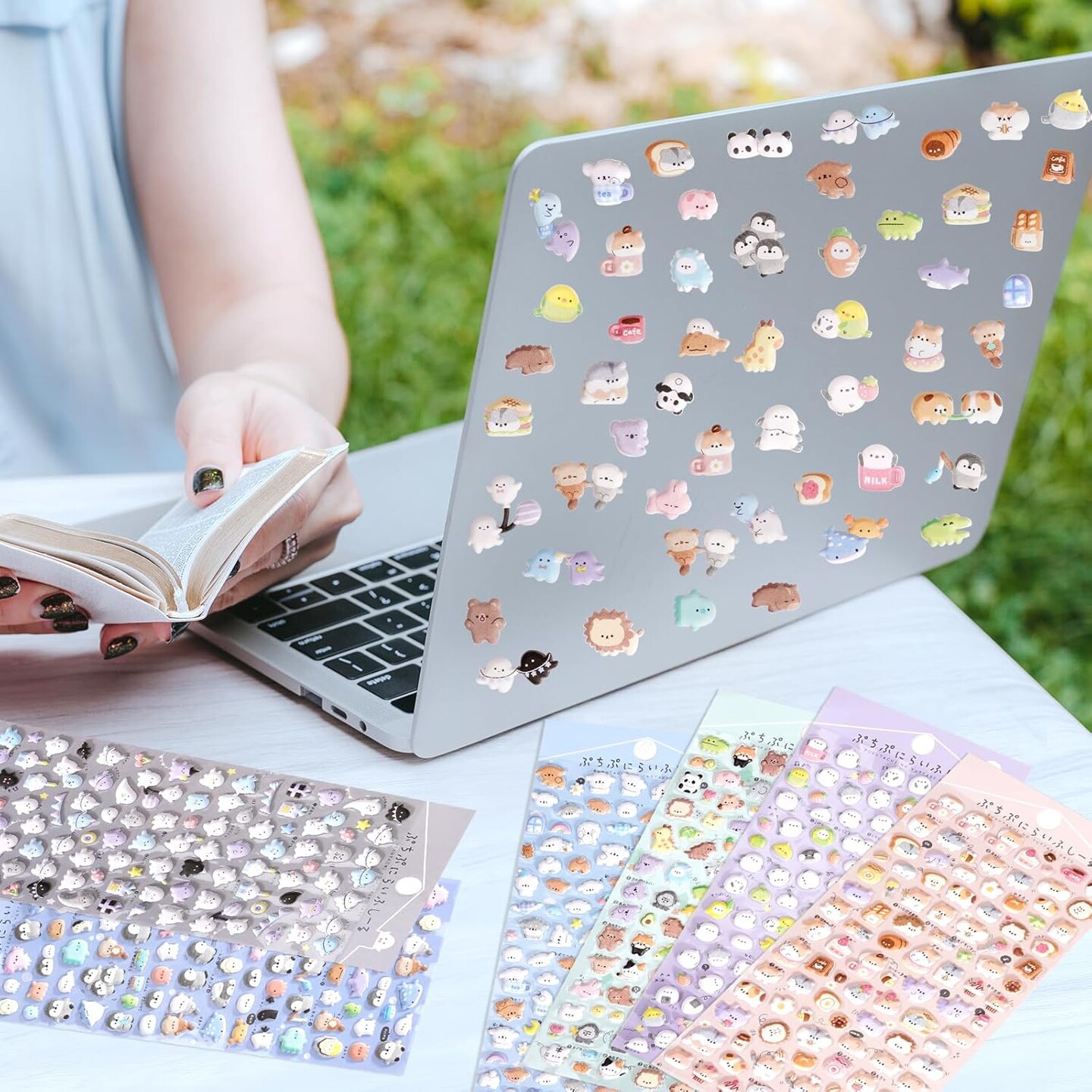 600+ Cute Mini Puffy Stickers-Small 3D Tiny Micro Bulk Sticker Set