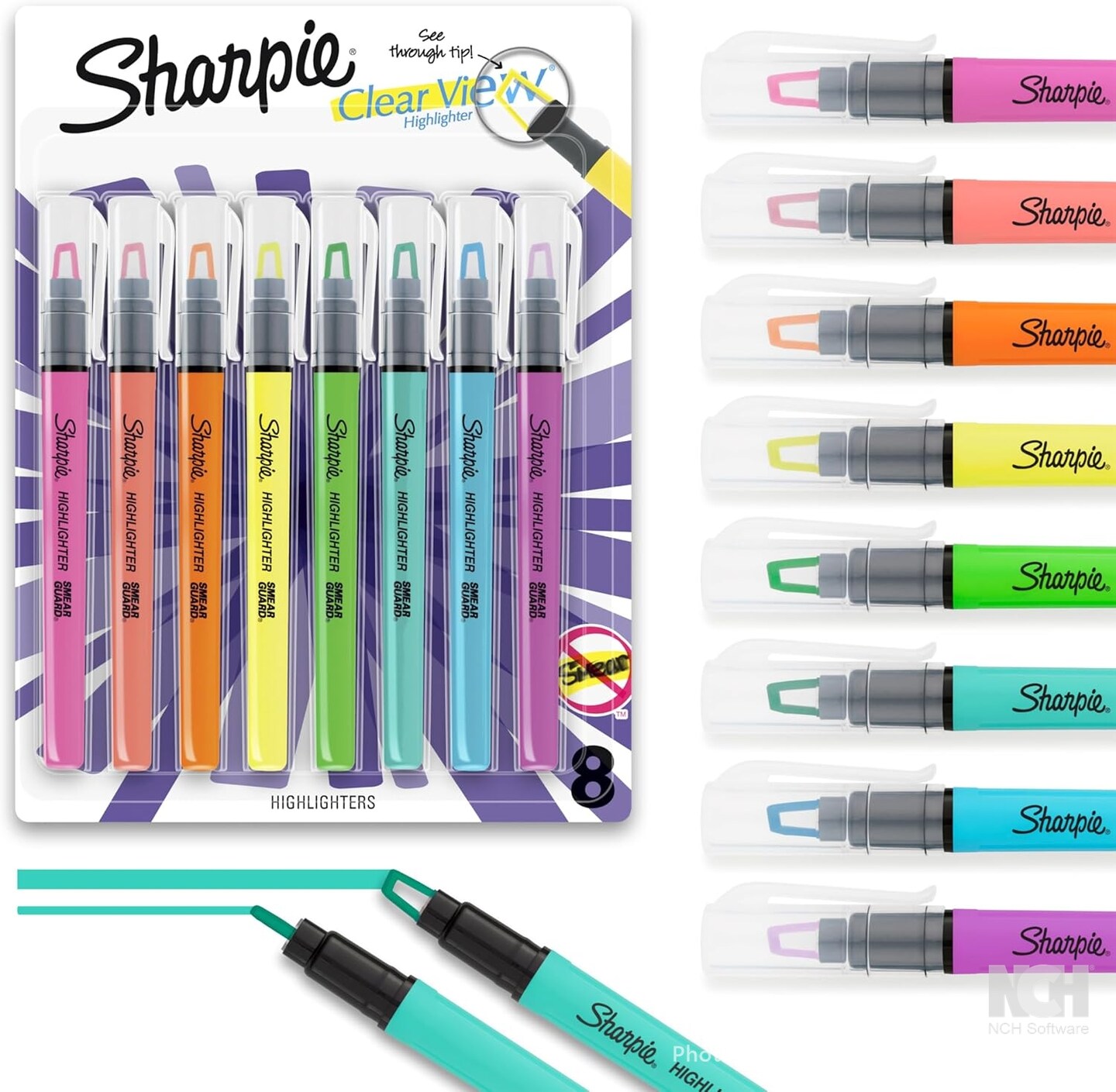 Sharpie Clear View Highlighter Fluorescent Pens