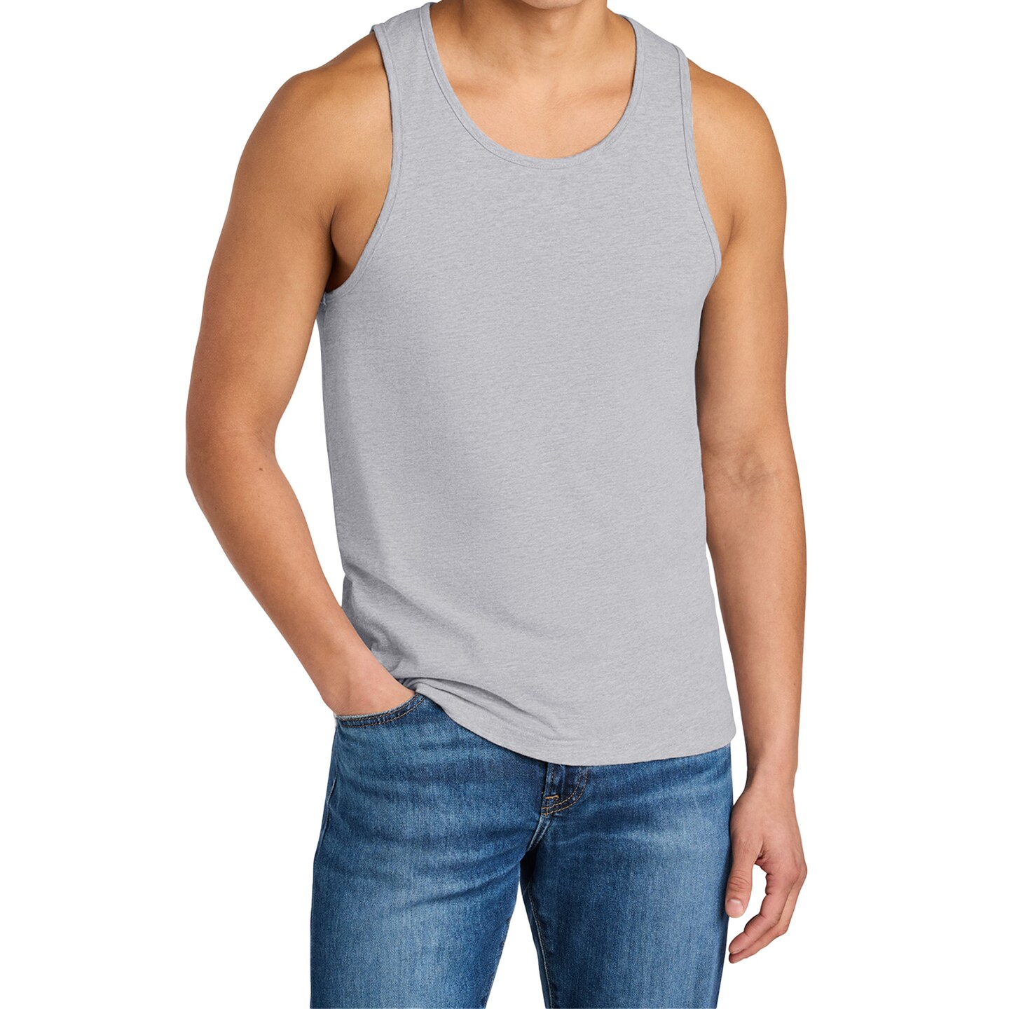 Next Level Men’s Cotton Muscle Tank, Casual Sleeveless Tank Top Blanks for DIY Crafting