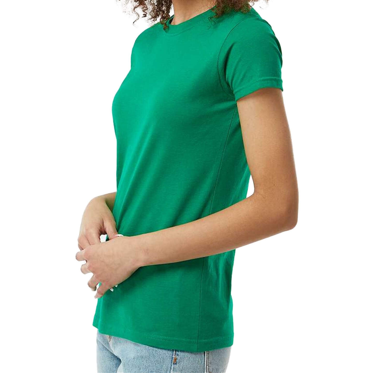Tultex Women’s Slim Fit Jersey T-Shirt, Short Sleeve Tee for Crafting & Customization