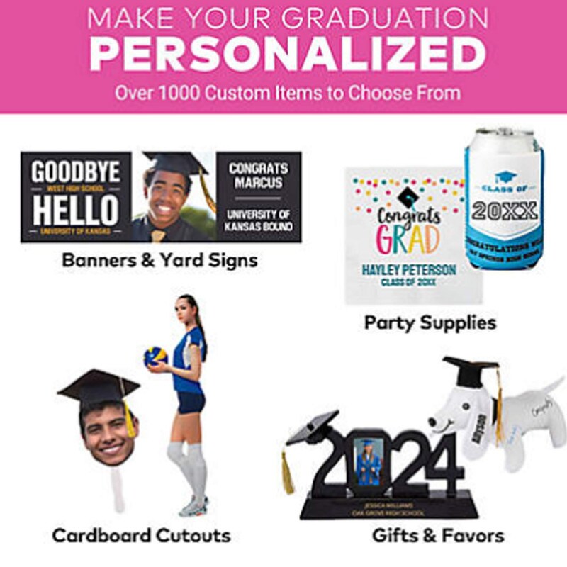 2 1/2&#x22; Custom Photo Congrats Grad Mint Tins 24 Pieces
