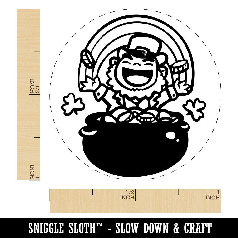 Sniggle Sloth Mini Self-Inking Rubber Stamp - 'Cluster Of Magical Mushrooms' Design, 1/2 Inch, Purple Ink (Made In USA)