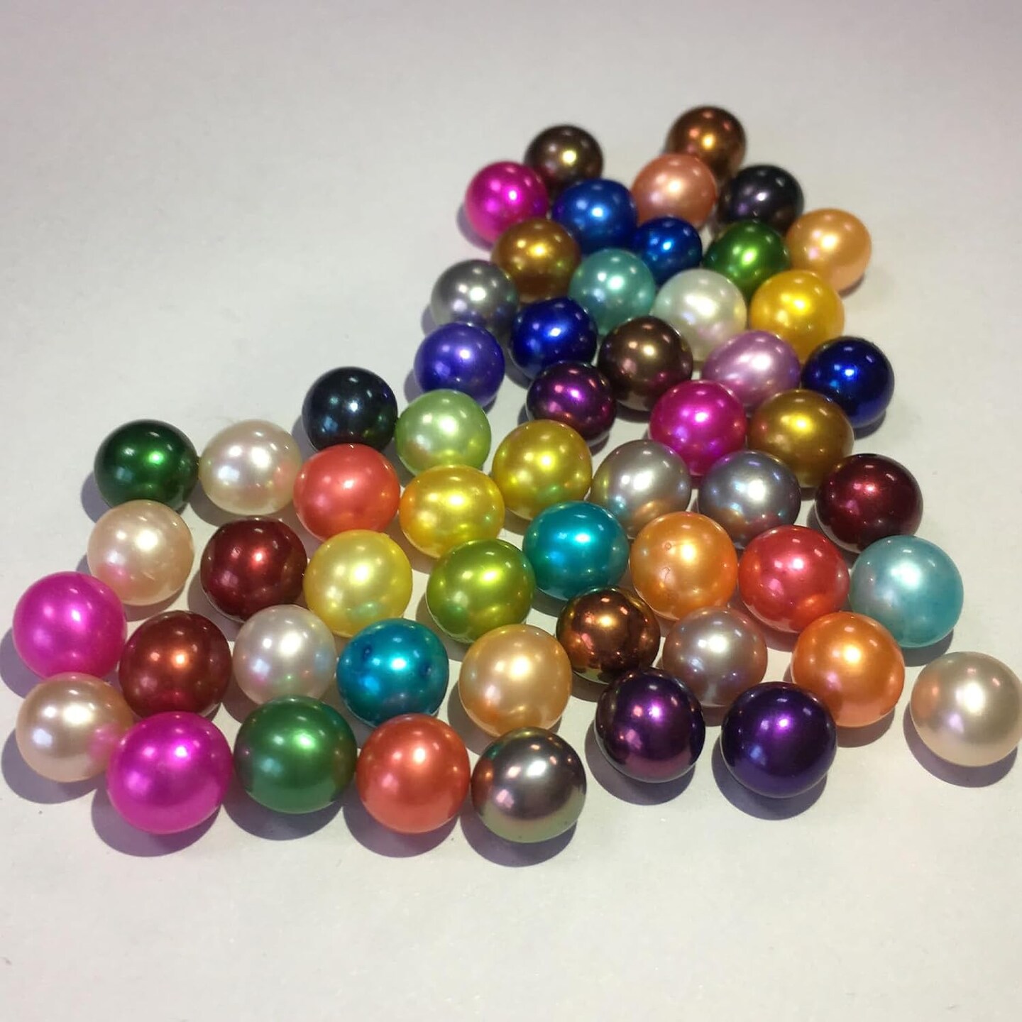 30PC Freshwater Pearl Love Wish Pearl Oyster with Round Pearl Inside Meaningful Color Cultured Oyster Pearls Beads for Jewelry Making Crafts Gifts(5.5-7.5mm, 30 PCS/Lot)