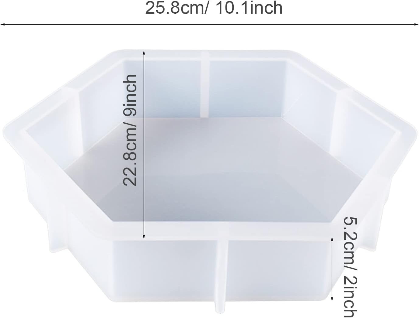 Large DIY Silicone Epoxy Resin Mold