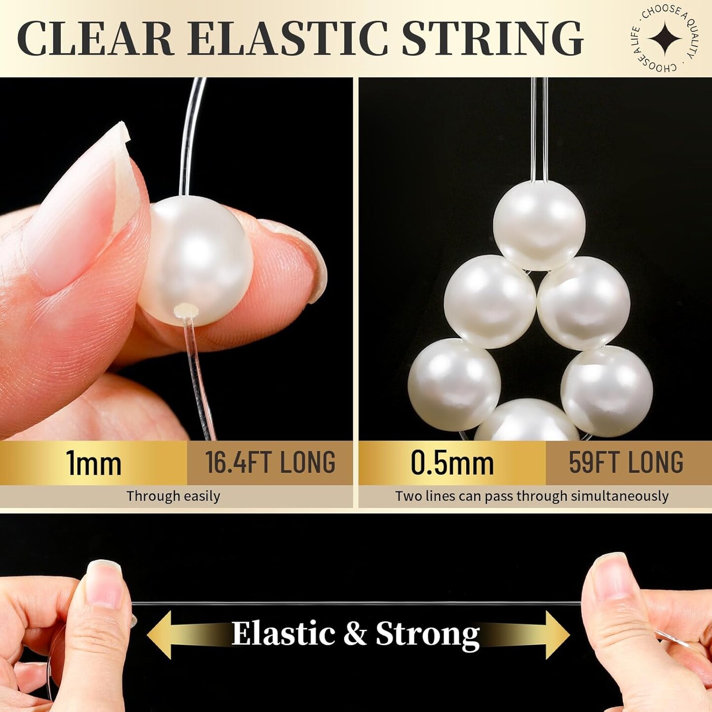 Pearl Beads for Bracelets, 720PCS Bracelet Making Kit for Adult, Friendship Bracelet Kits, Bracelet Bead Kits, Small Pearl Beads and Gold Beads Beading Kit for Bracelets