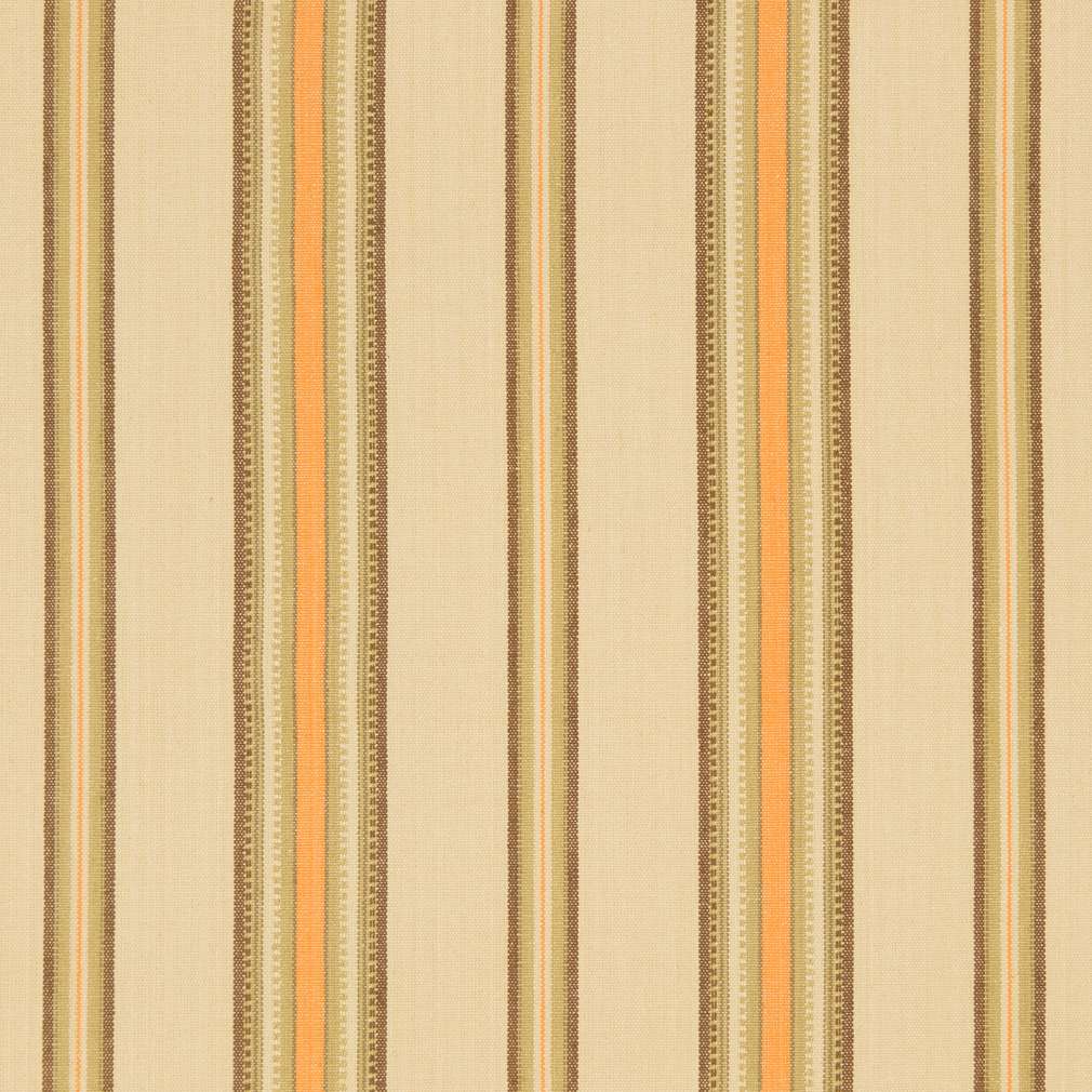 Upholstery Fabric - Beige/Tan/Taupe, Coral/Orange/Persimmon Stripe Upholstery Fabric 54 Inches"