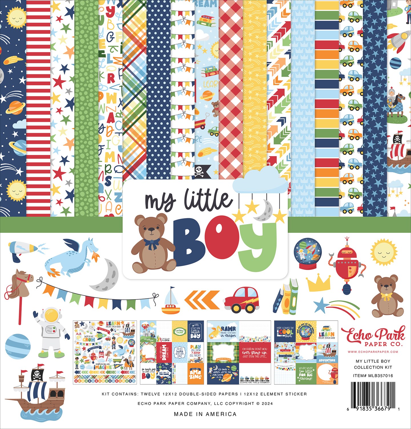 My Little Boy 12x12 Collection Kit