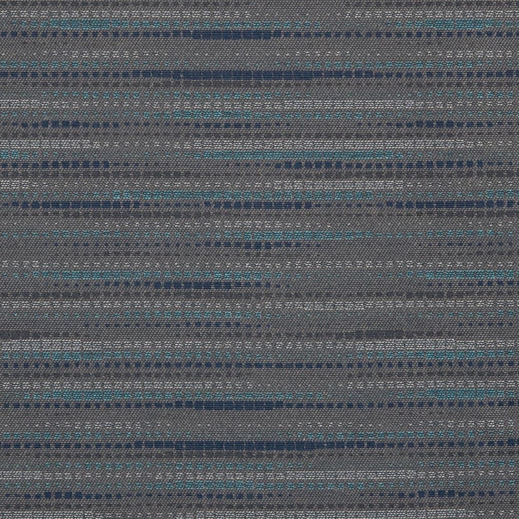 Graphite - Blue,Grey & Silver Abstract & Geometric Upholstery Fabric 54 Inches"