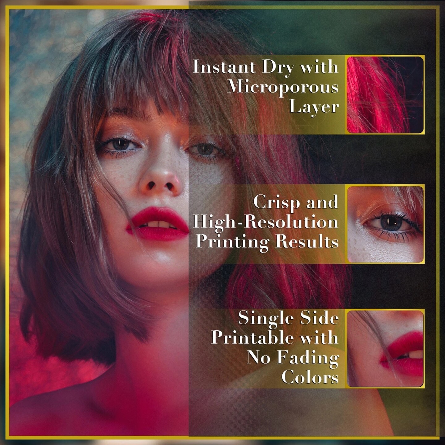 A-SUB Professional Luster Photo Paper for Inkjet, 66 lb, 8.5" x 11", 150 Sheets