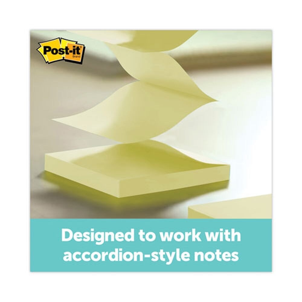 Post-it Pop-up Notes Clear Top Pop-up Note Dispenser For 3 in. x 3 in. Pads - Black (1-Pack)