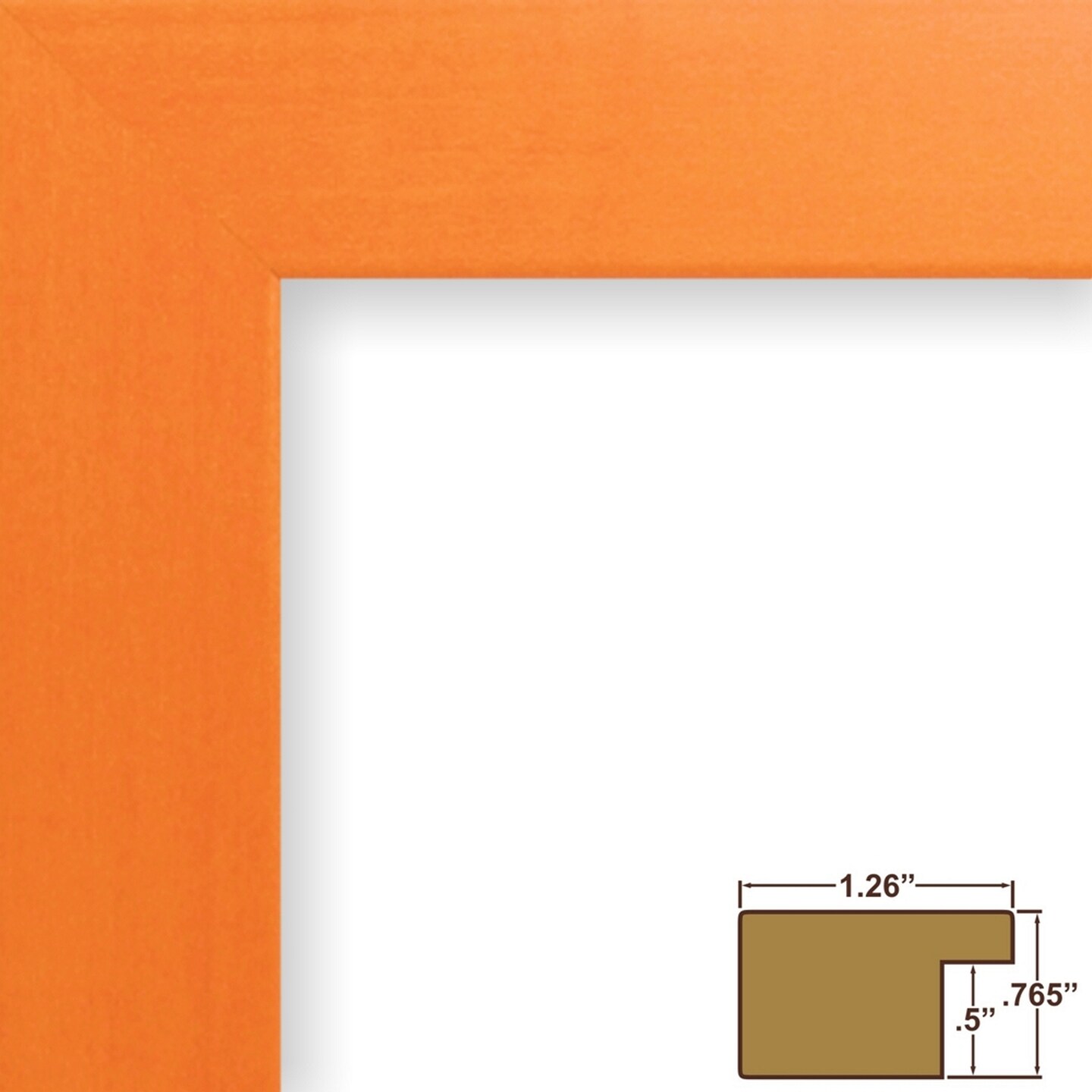 9x12 Picture Frame, Colori 125 1.25 Inch MDF Moulding, Wall Display Frame for Art, Posters, or Photos by wallsthatspeak