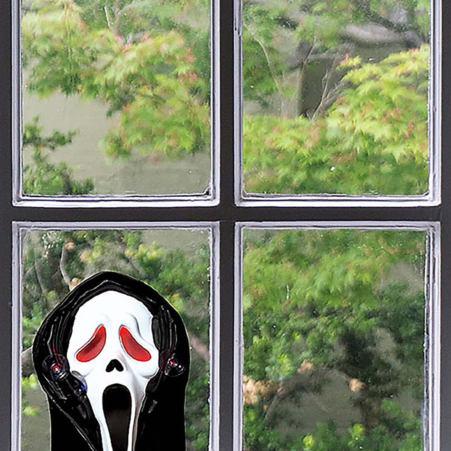 Scream Ghost Face Light Up Halloween Window Peeper Decoration Prop