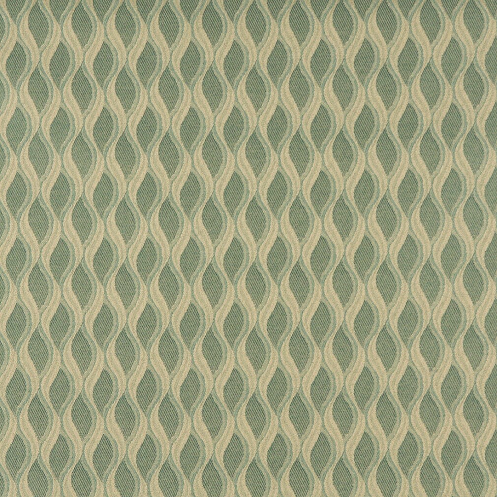 Celadon - Green Abstract & Geometric Upholstery Fabric 54 Inches"