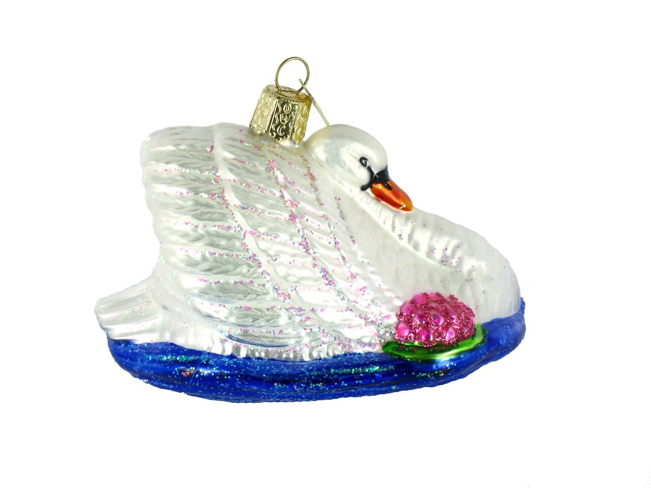 Old World Christmas Monet&#x27;s Swan Ornament