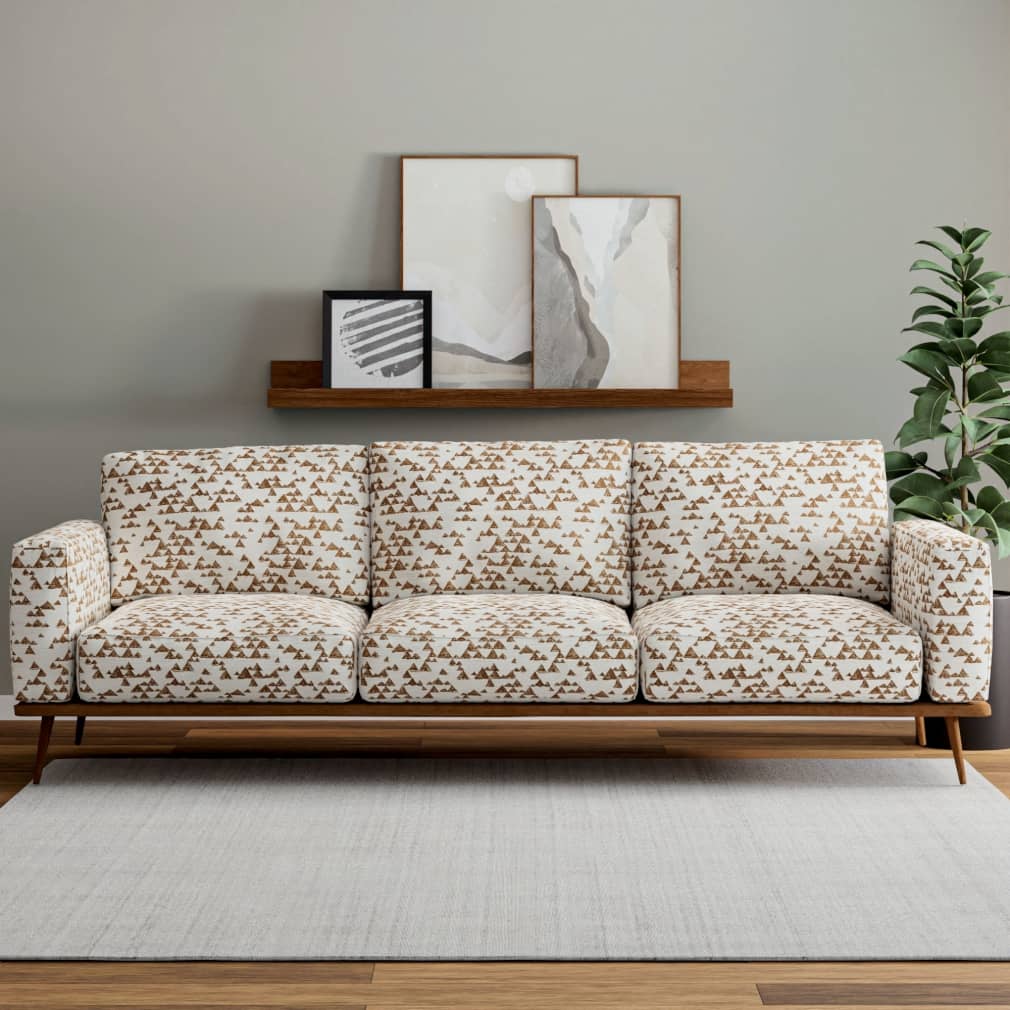 Sahara - Brown Abstract & Geometric,Global Upholstery Fabric 54 Inches"