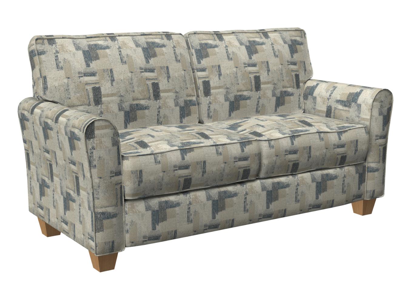 Denali/Sky - Blue Abstract & Geometric Upholstery Fabric 54 Inches"