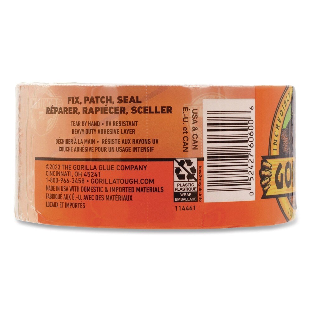 Gorilla Glue 1.88 in. x 18 yds. 3 in. Core Crystal Clear Tape (1-Roll)