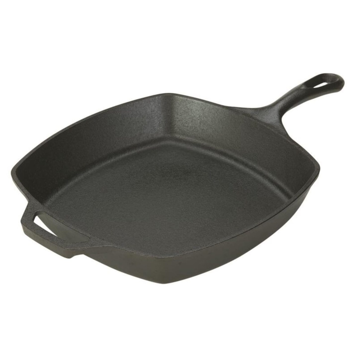 Lodge Logic L8SQ3 Pre-Seasoned Cast Iron Square Skillet USA Made 10 1/2"