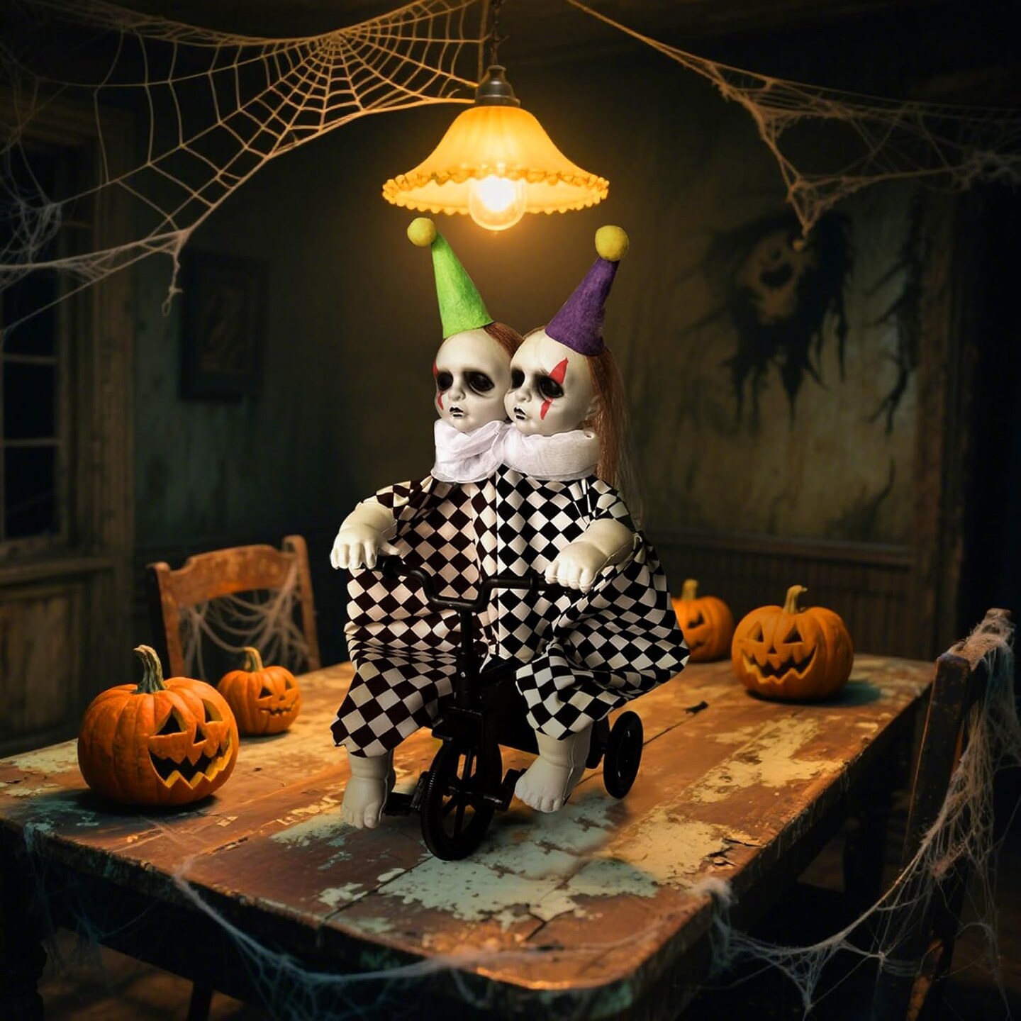 Animatronic Scary Talking Clown with Motion