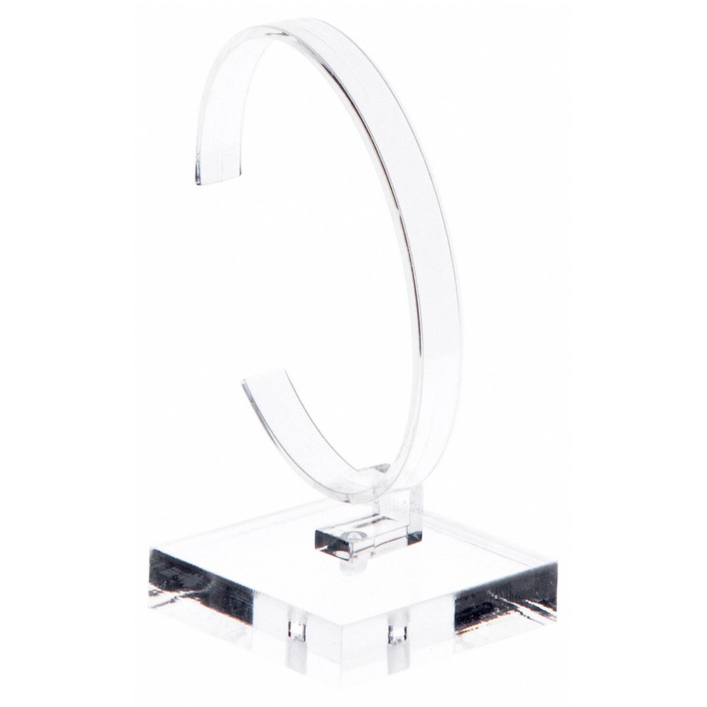Plymor Clear Acrylic Watch Display Stand, 2&#x22; x 2&#x22; Square x 4&#x22; H
