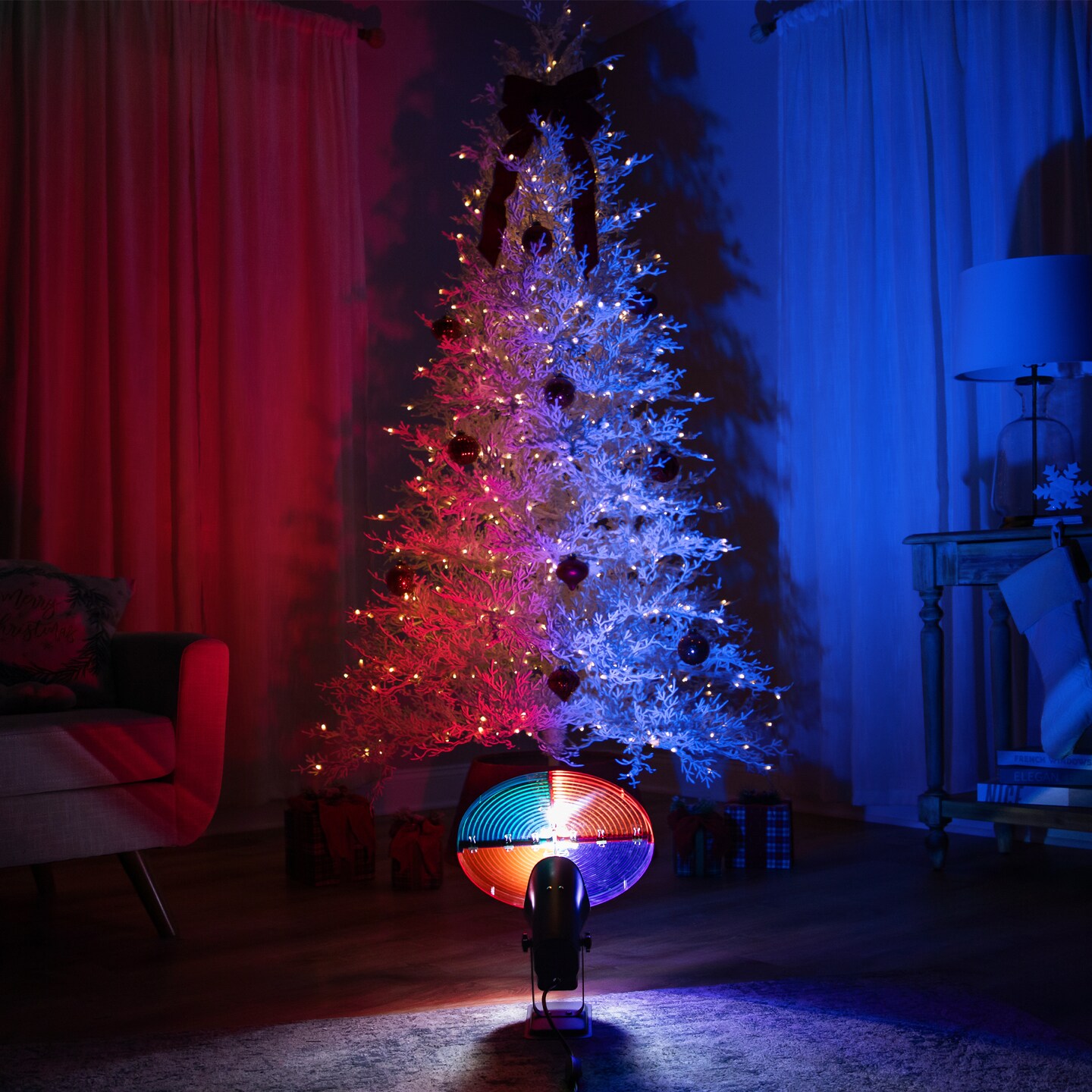 Northlight LED Lighted Christmas Tree Color Projector Wheel - 13&#x22;