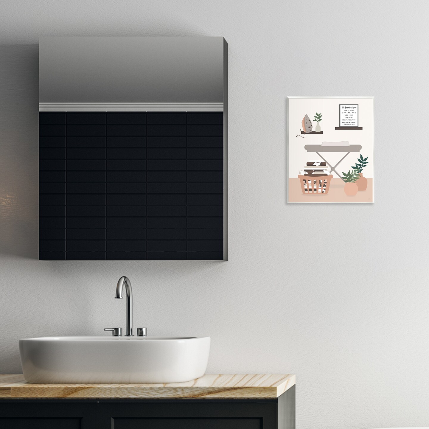 Stupell Industries Laundry Rules Modern View Wall Plaque Design by Natalie Carpentieri