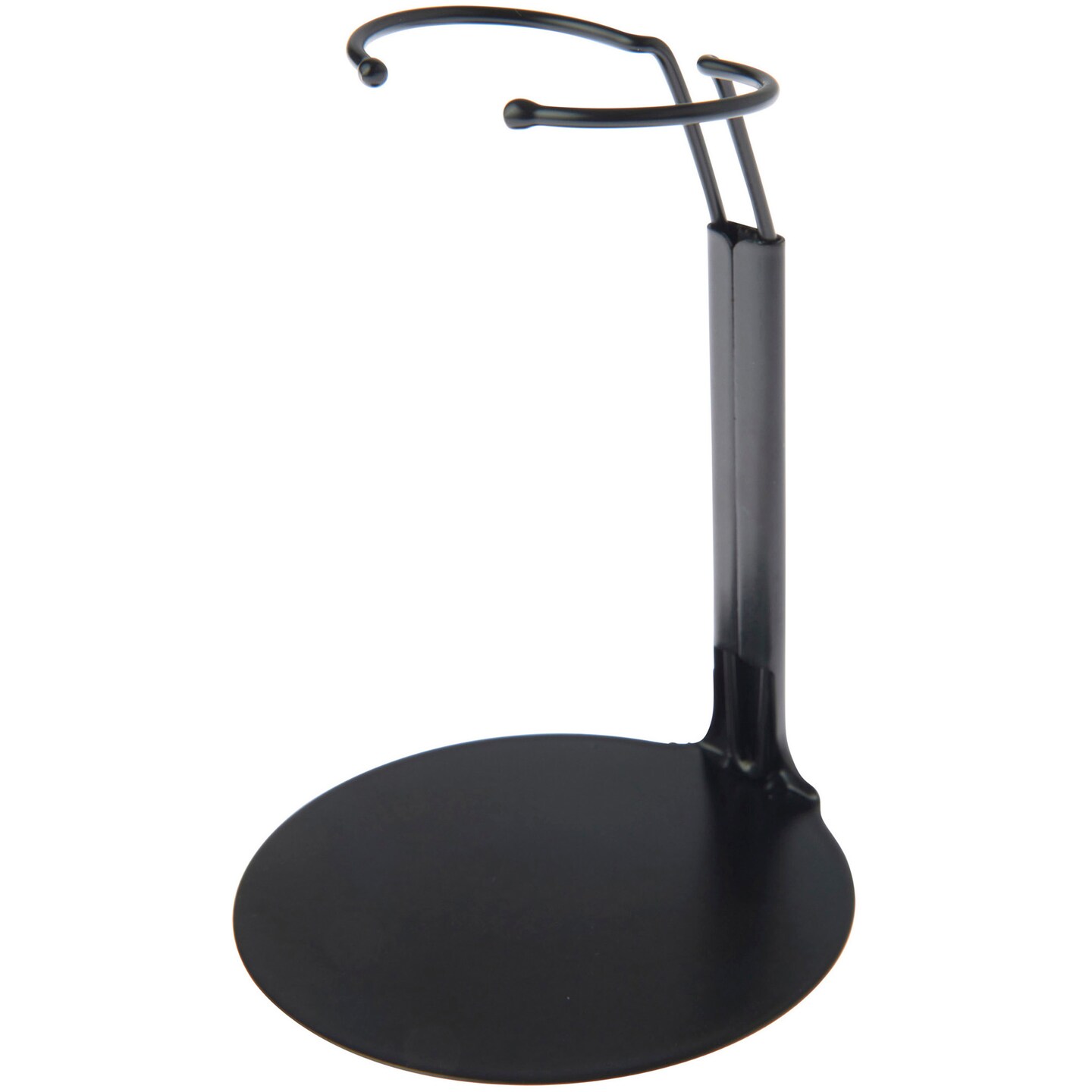 Plymor DSP-4175B Black Adjustable Doll Stand, fits 7, 7.5, 8, 8.5, and 9 inch Dolls or Action Figures, Waist is 1.75" - 2.25" wide, 5" - 6" around