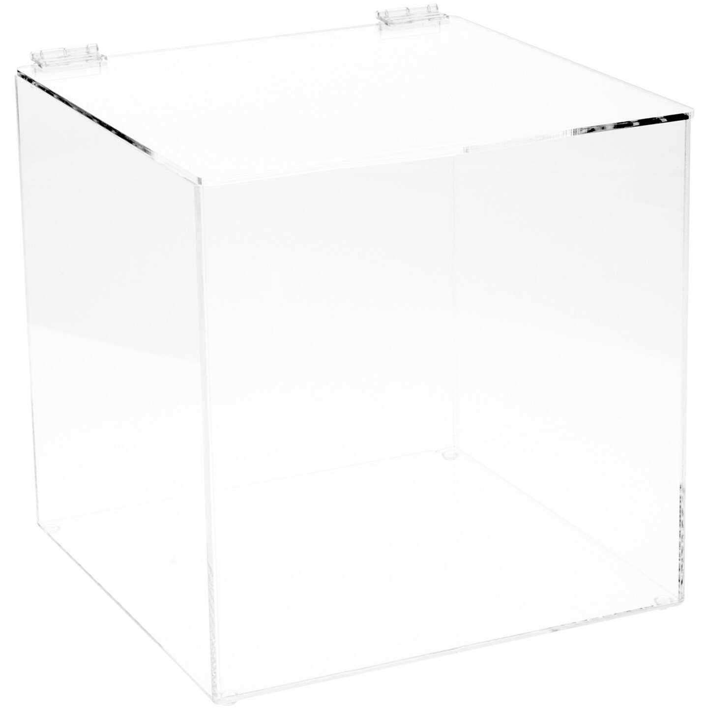 Plymor Clear Acrylic Display Case Box With Hinged Lid