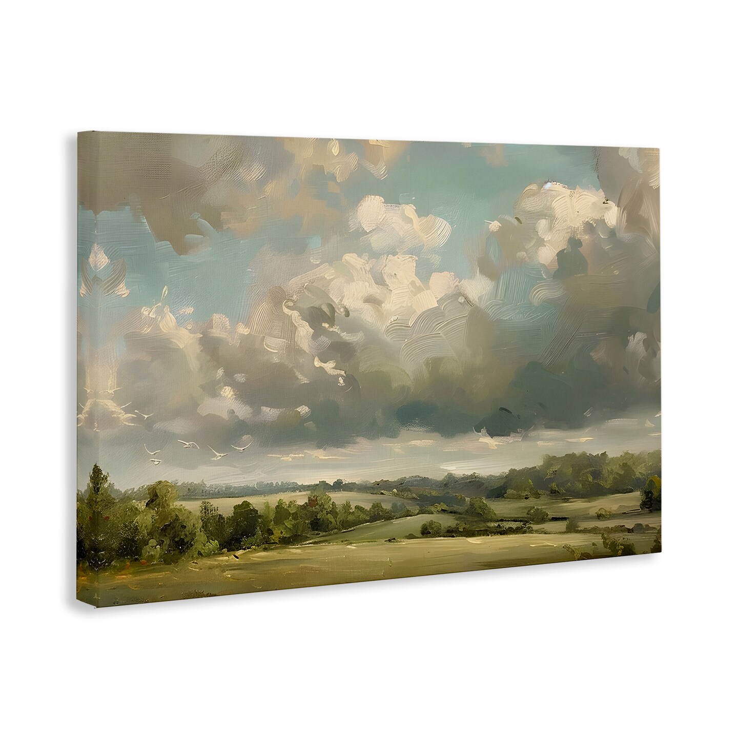 Stupell Industries Sunlit Clouds over Countryside Canvas Design By LSR Creative Studio
