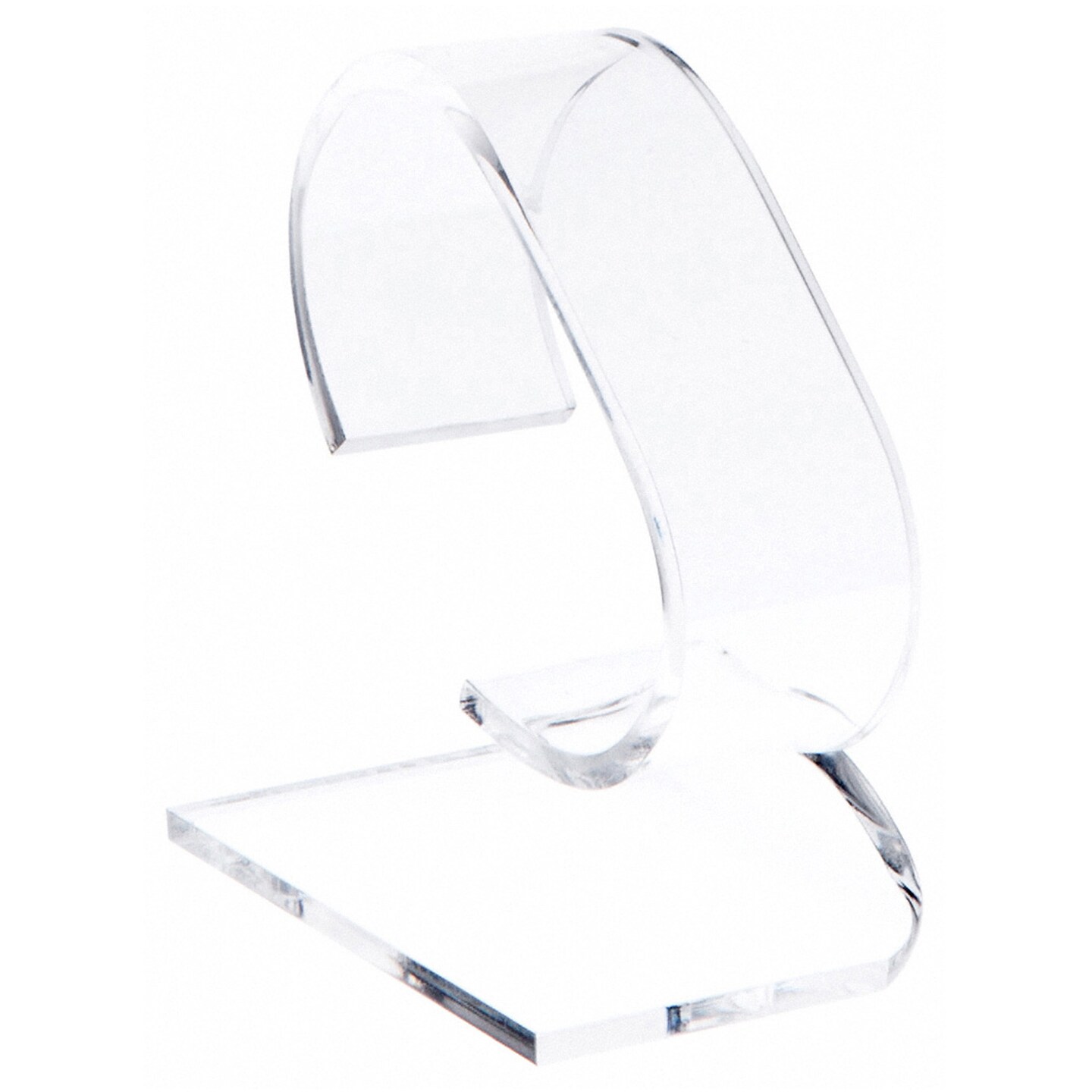 Plymor Clear Acrylic Watch Display Stand, 1.75&#x22; W x 3&#x22; D x 3.75&#x22; H