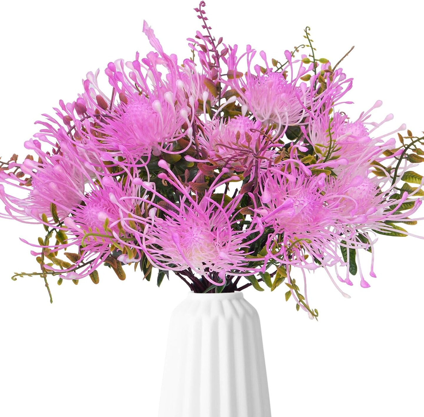 3pcs Plastic Flowers Purple Flowers Artificial Fake Mums Chrysanthemum Purple Centerpieces for Table Home Bathroom Table Centerpieces Ourdoor Decor