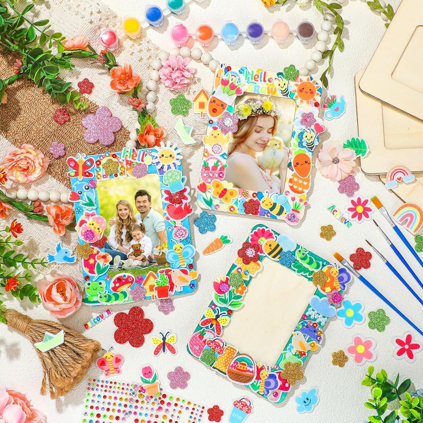 2 Pack Spring Picture Frame Painting Craft Kit