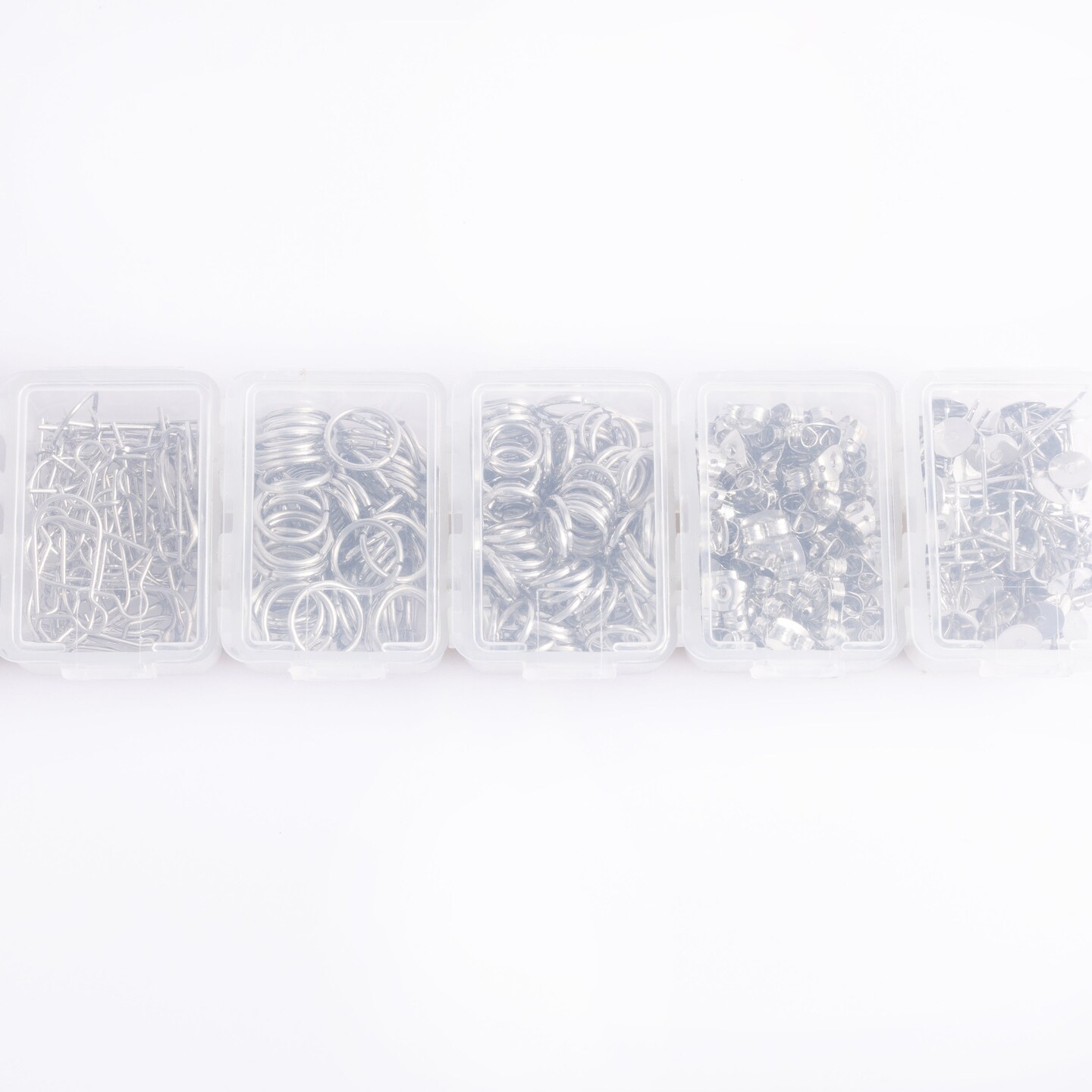 Resin Craft By Me™ Silver Essential Earring Findings Kit, 575pcs