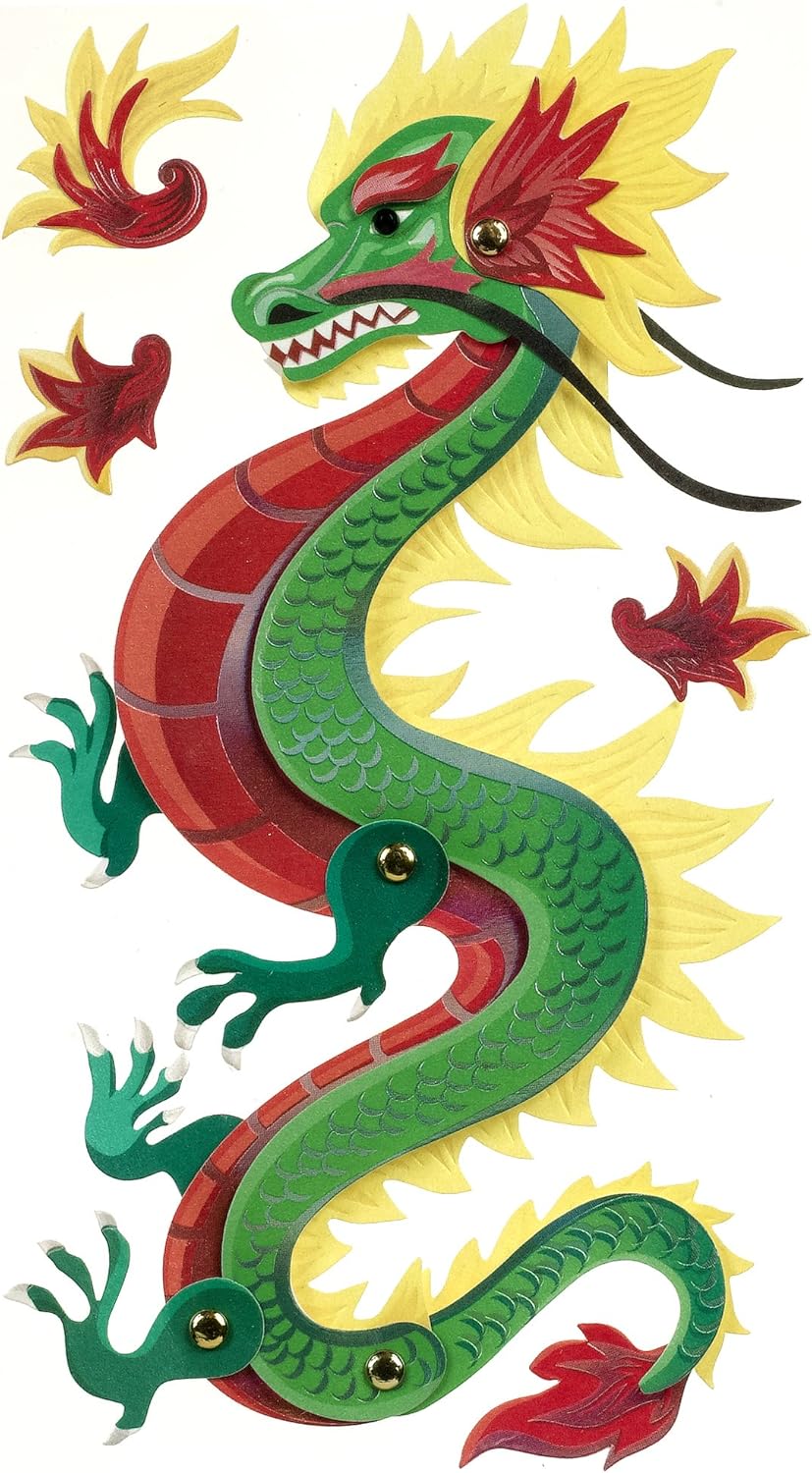 Jolee&#x27;s Boutique Poseable Dragon Dimensional Stickers