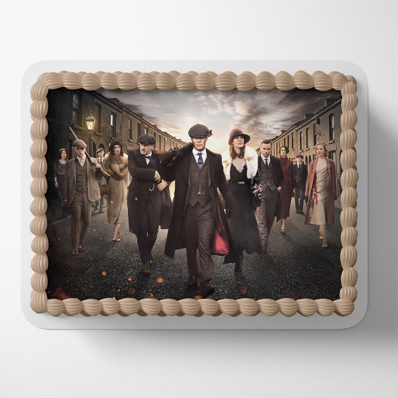 Peaky Blinders TVS Edible Cake Image Topper (8.5 x 11 inches
