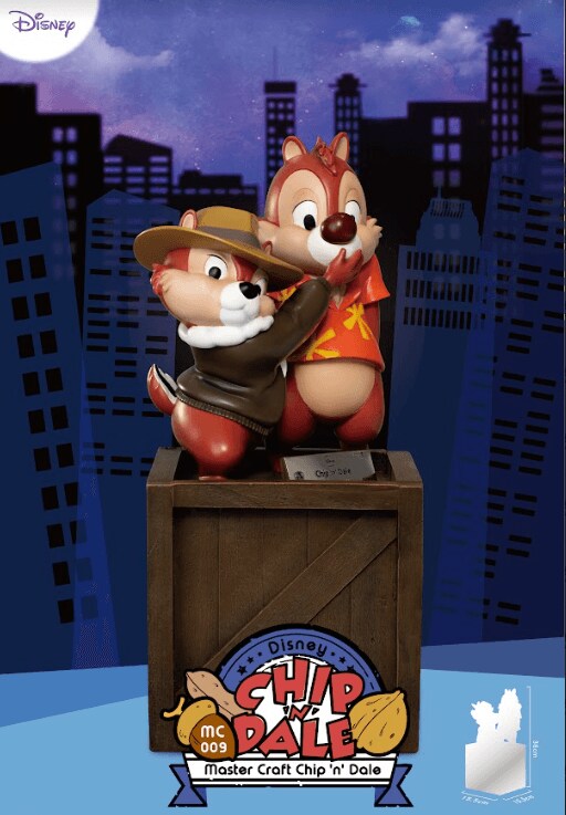 Disney Chip &#x27;n Dale Master Craft Table Top Statue