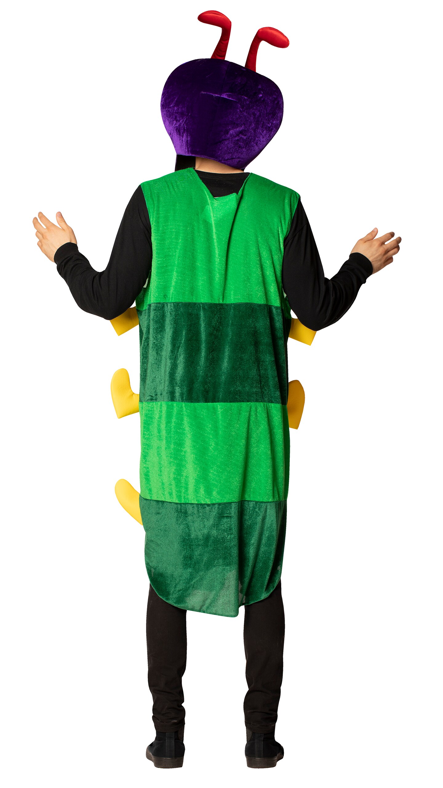 Caterpillar Halloween Costume, Colorful with Headpiece, Adult One Size