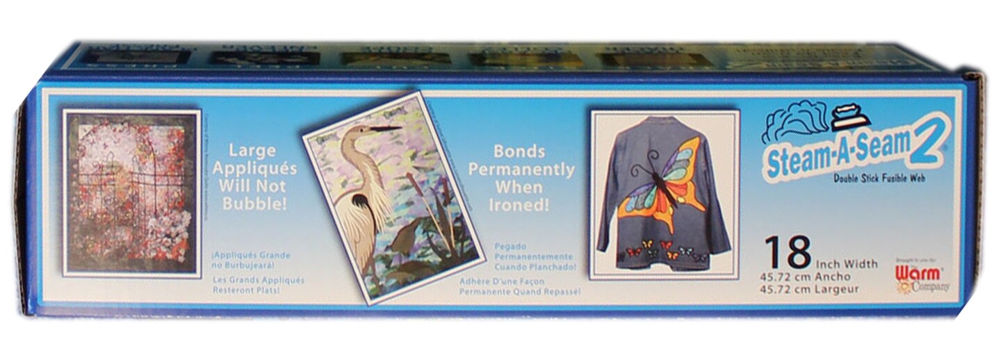 Warm Company Steam a Seam 2 18" Double Stick Fusible Web by the Quarter Yard 5518WNN