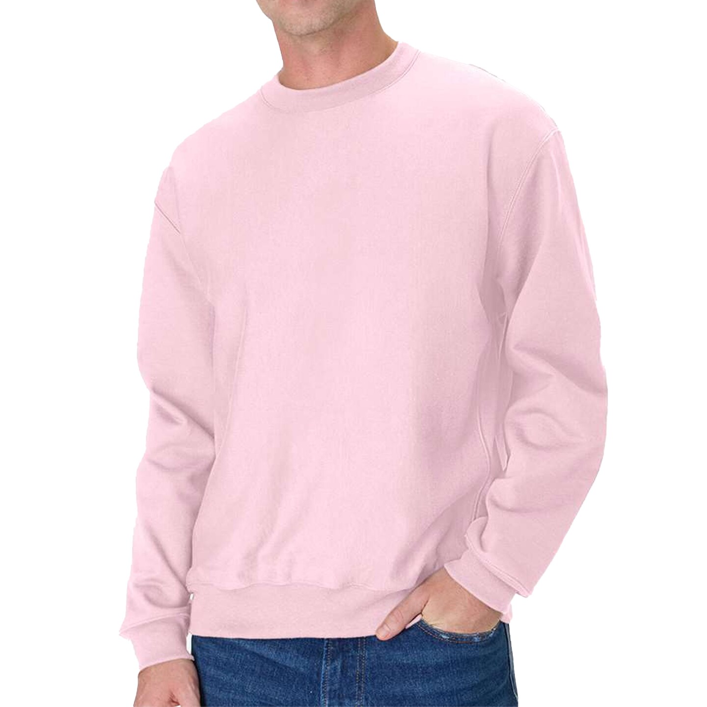 Hanes Beefy Premium Heavyweight Crewneck Fleece Sweatshirt - Ideal for HTV