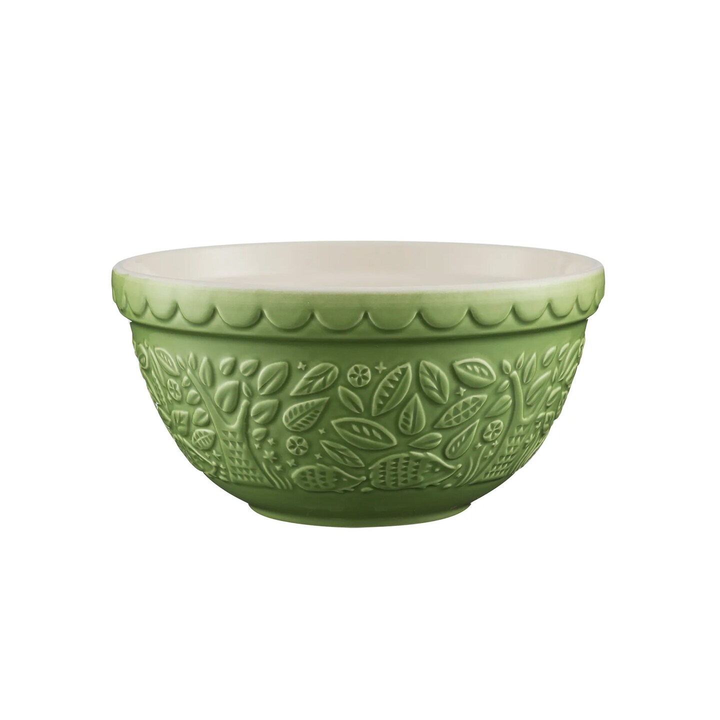 Mason Cash In The Forest Hedgehog Size 30 Mixing Bowl, Green, 1.15 Quart
