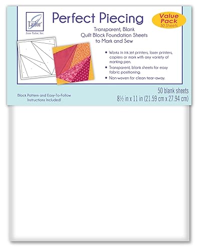 June Tailor Perfect Piecing - 50-sheet Value Pack