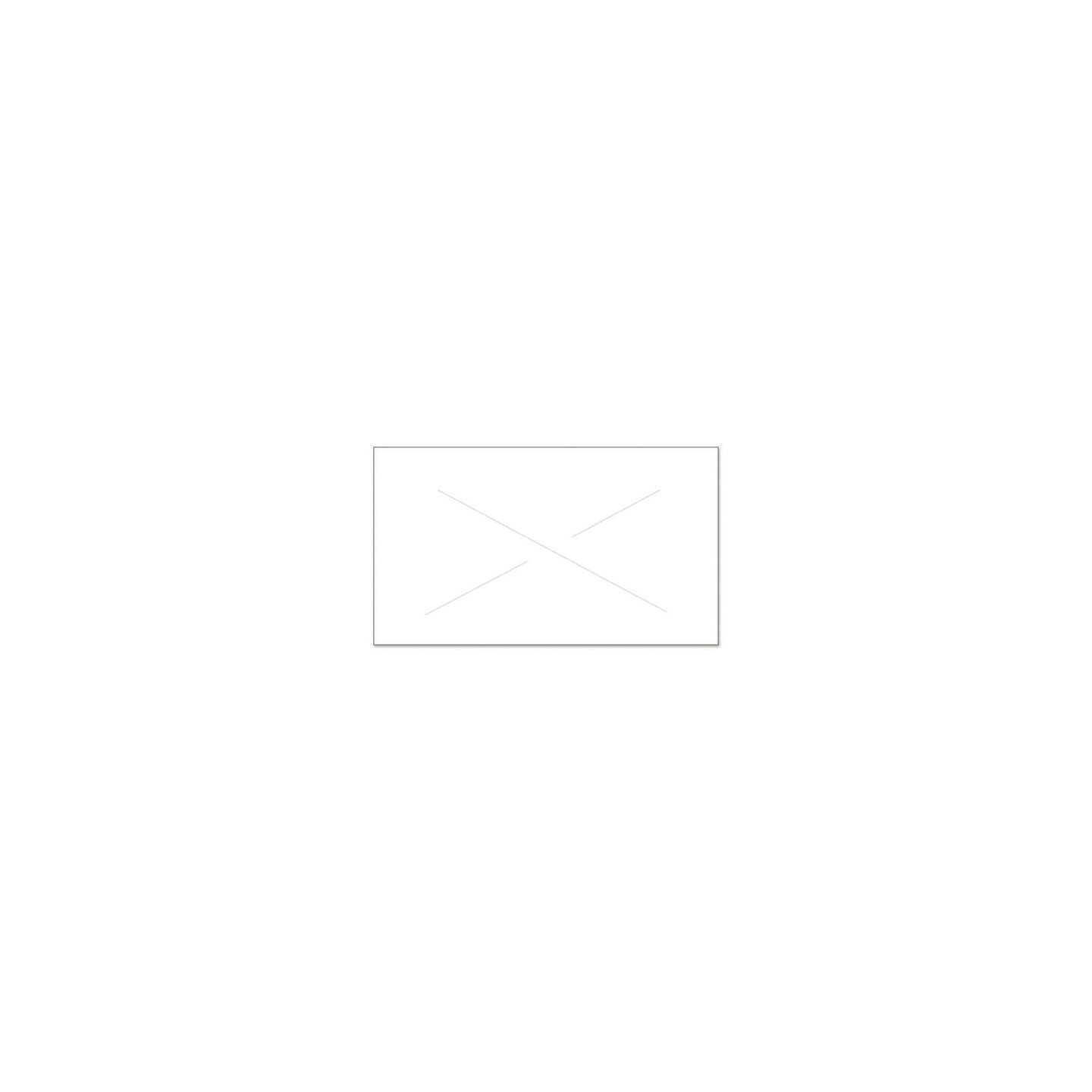 Garvey One-Line Pricemarker Removable Labels with Tamper Resistant Cross-Cut, 0.44 x 0.81, White, 1,200/Roll, 16 Rolls/Box