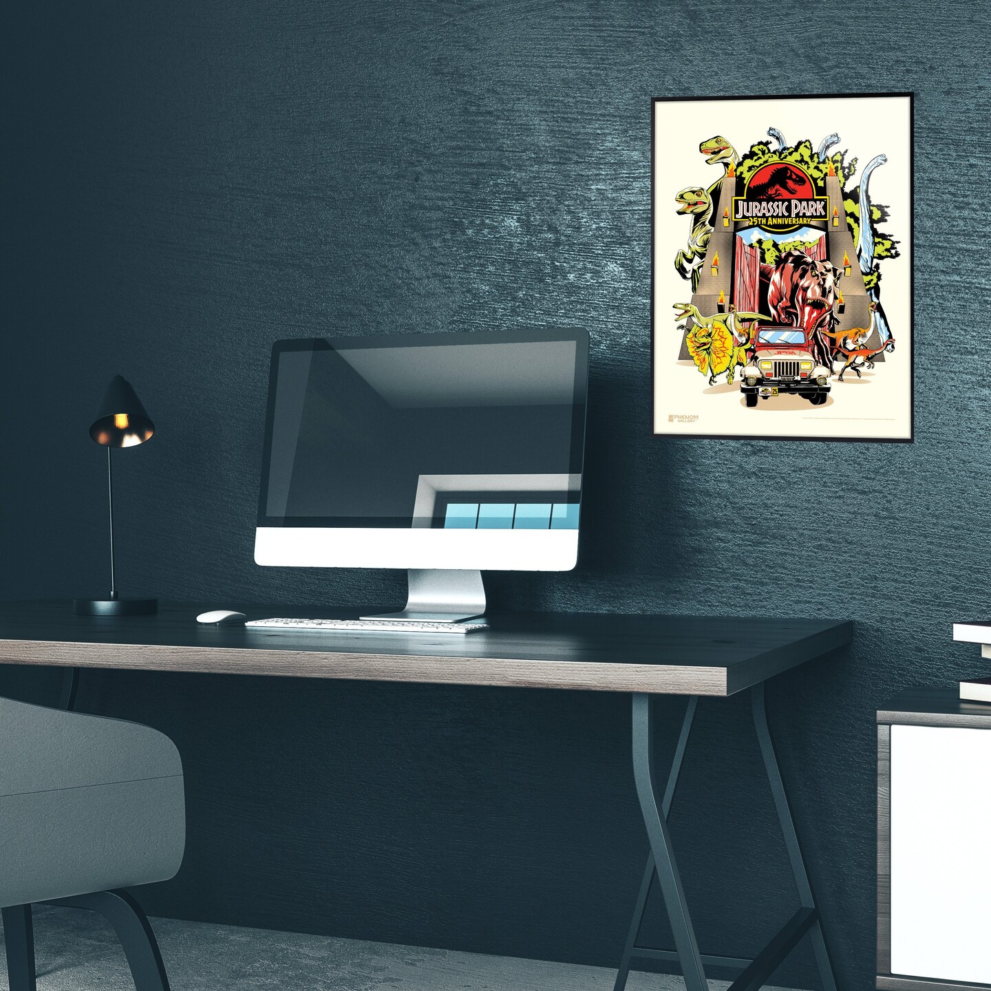 Phenom Gallery Jurassic Park 25th Anniversary Limited Edition Deluxe Framed Serigraph Print