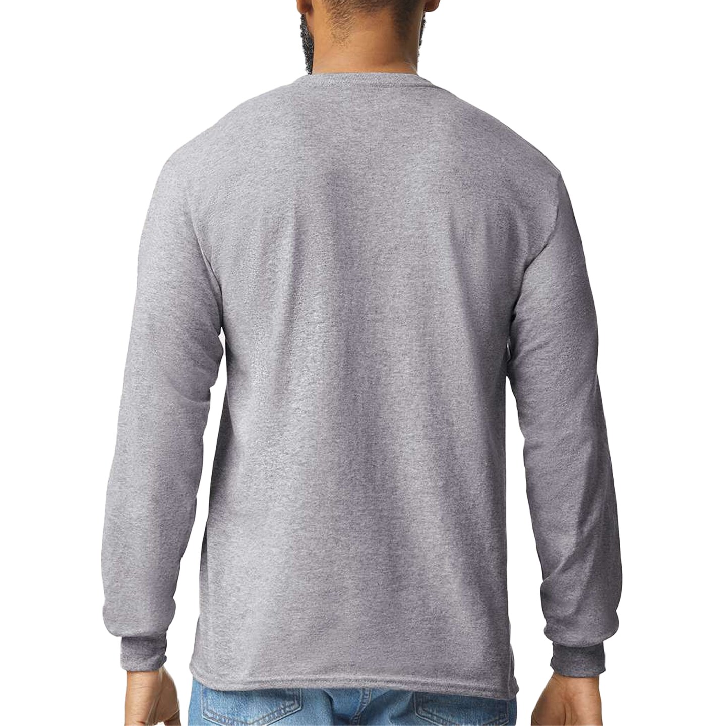 Gildan Ultra Cotton Long Sleeve Pocket T-Shirt, Durable Adult Pullover